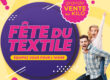 Fête du textile le samedi 20 septembre de 9h à 18h.