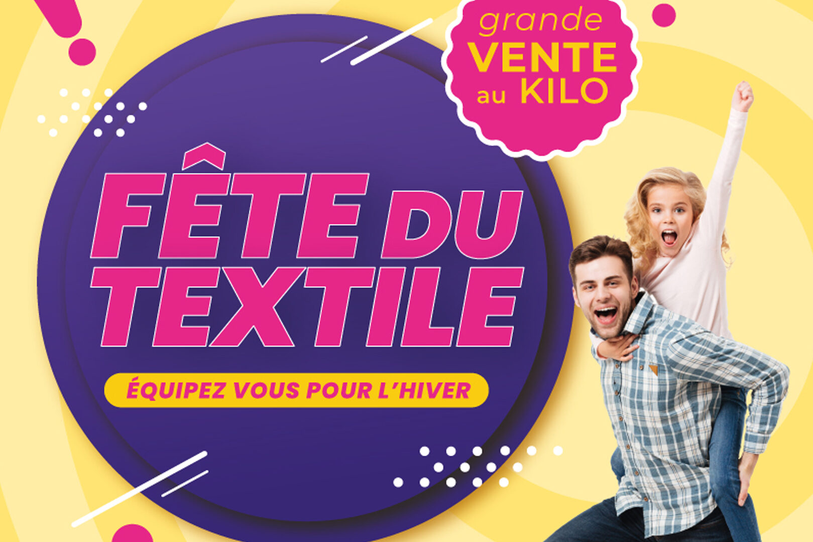 Fête du textile le samedi 20 septembre de 9h à 18h.